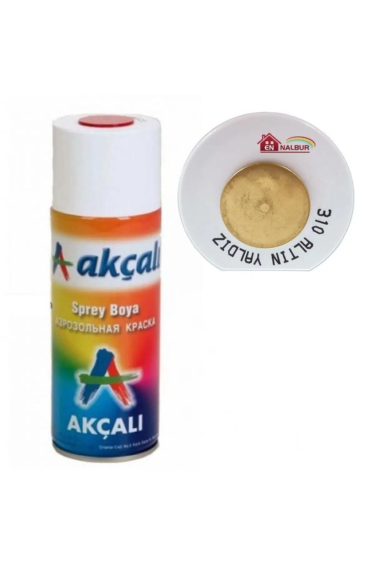 Akçalı Sprey Boya (M) 310 Altın Yaldız 400ML