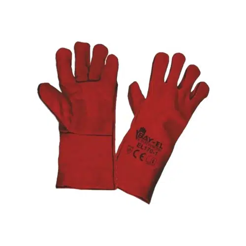BAYEL EL430 KAYNAKÇI ELDİVEN KIRMIZI 350 mm - XL