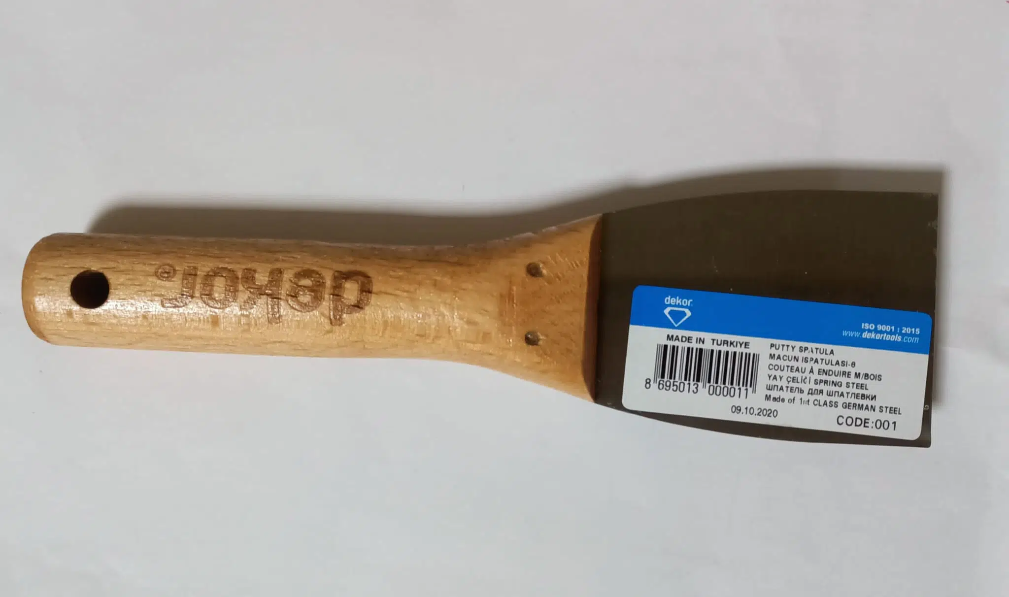 Dekor Macun Ispatulası Ahşap Saplı No:6 - (6 cm)