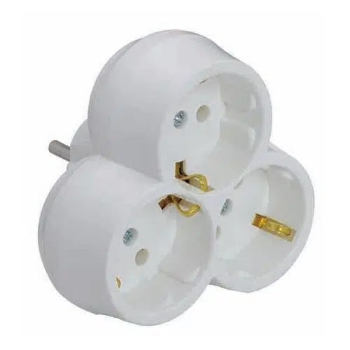 Far 3'lü Fiş Priz Papatya