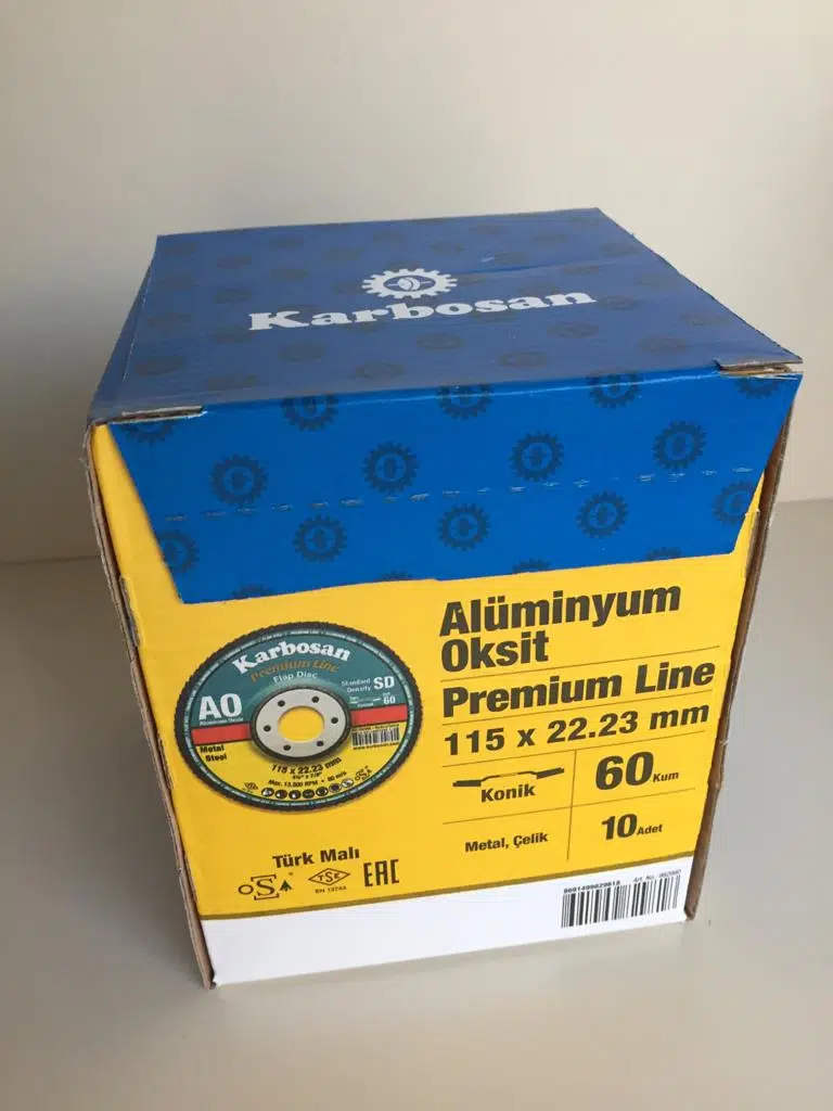 Karbosan AO Prem. Line Flap Disk 115x22,23mm -60 Kum (10 lu)