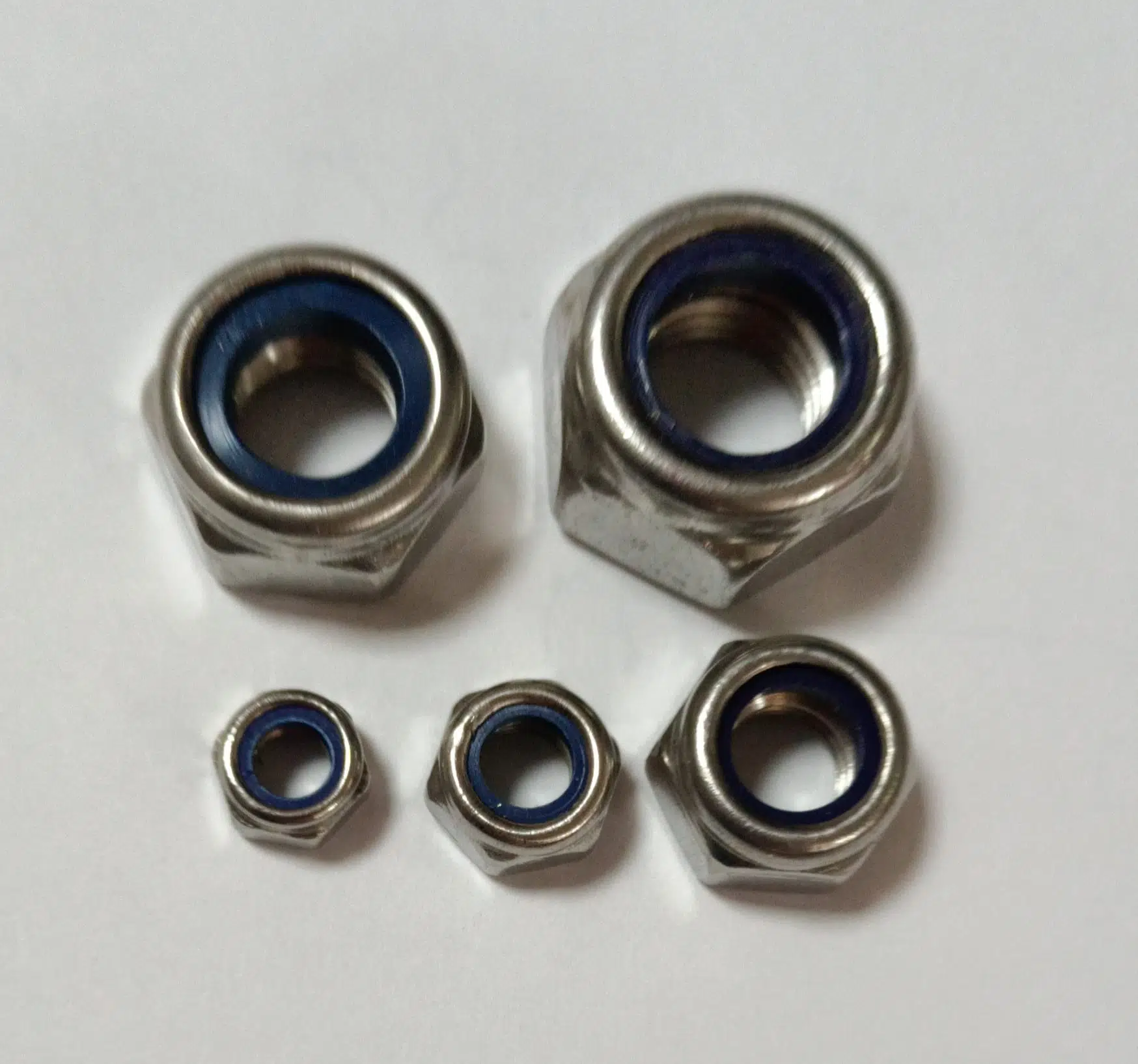 M5 Paslanmaz İnox FİBERLİ SOMUN DIN 985 A2 - (40 ADET)