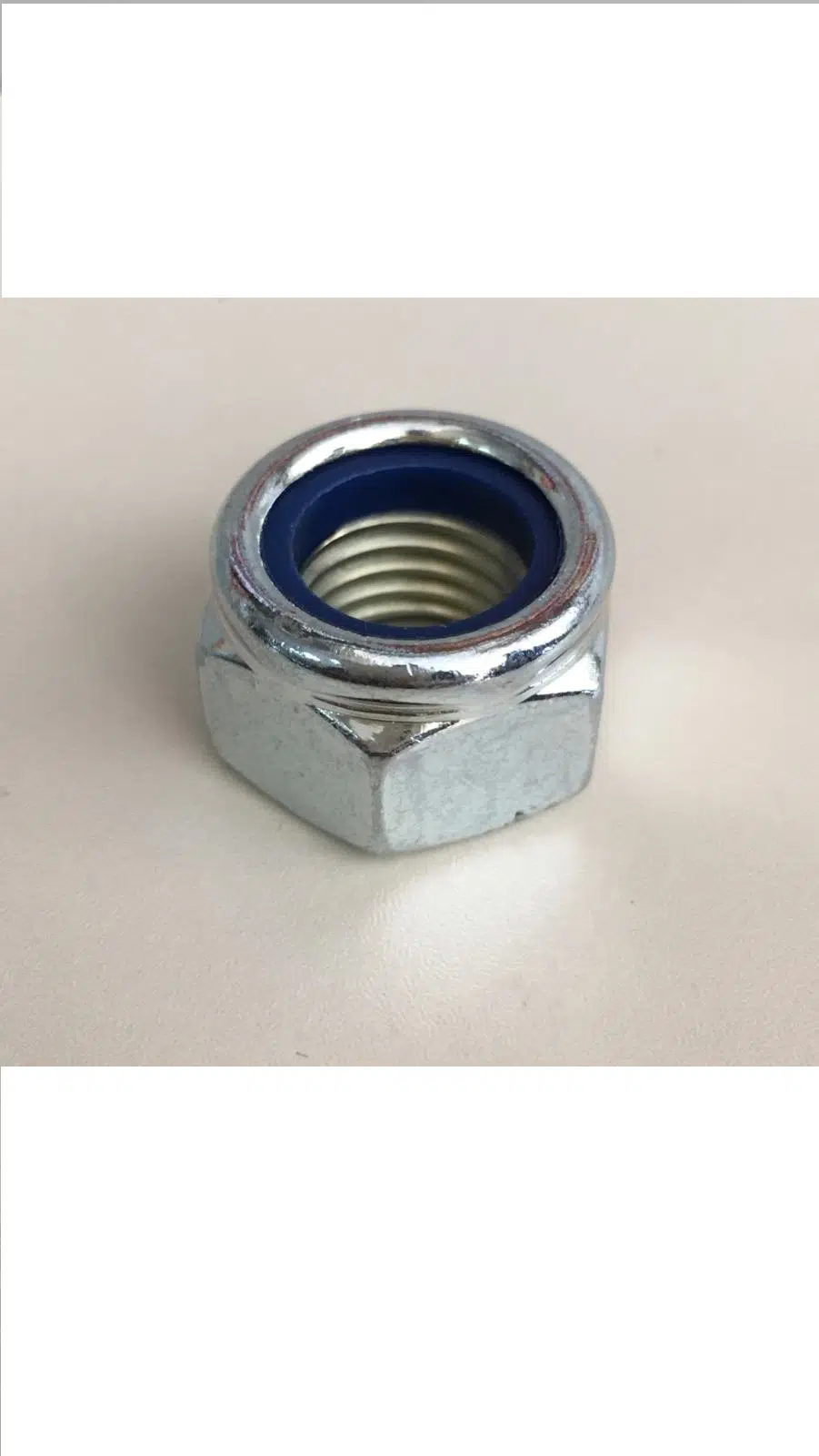 M8 GALVANİZ KAPLI FİBERLİ SOMUN DIN 985 - (45 ADET)