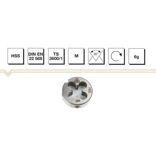 MTE HSS DIN223/B M10X1,5 METRİK NORMAL VİDALI PAFTA LOKMASI