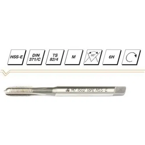 MTE HSSE DIN371/C M5 DÜZ KANALLI MAKİNA KILAVUZU