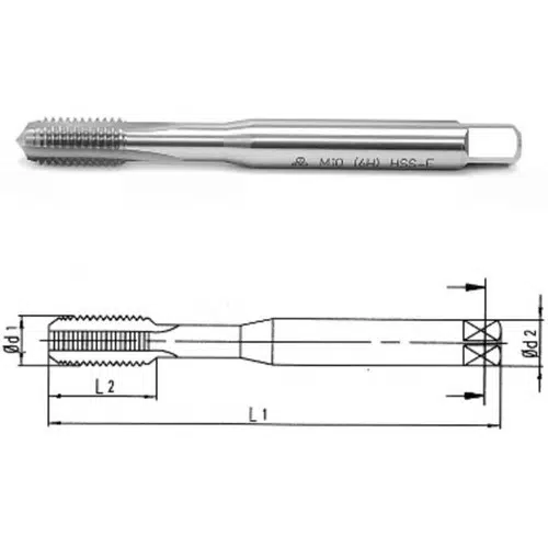 Mte Kılavuz 371C Düz Kanal M6