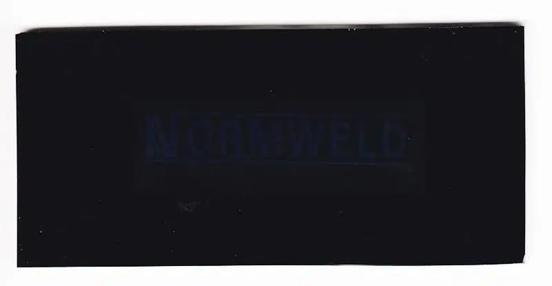 NORMWELD XTW TH9-1 110X50X3mm Siyah Maske Camı (10 Ad.)