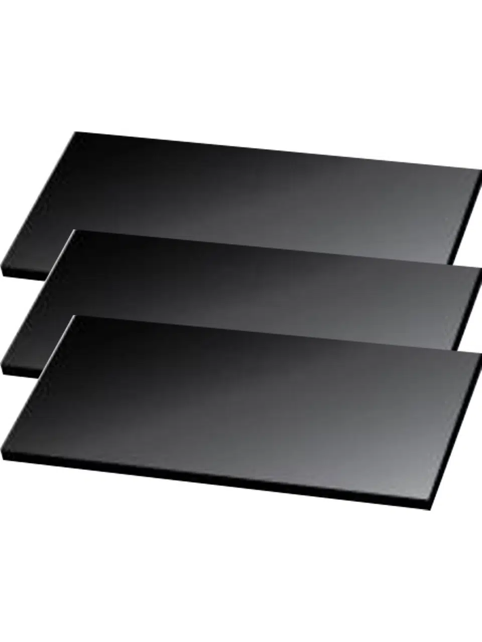 RONEY Model RW10- (777)- 110X50X3mm Siyah Maske Camı (10 Ad.)