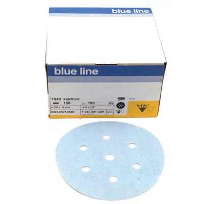 SİA 1949 HOOKIT 7 DELİK CIRTLI ZIMPARA 150 Ø P­ 150 KUM (100 AD.)