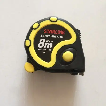 STARLİNE 890X 8*25 MM YÜKSEK KALİTE ÇELİK ŞERİT 8 METRE 1 KUTU (6 ADET)