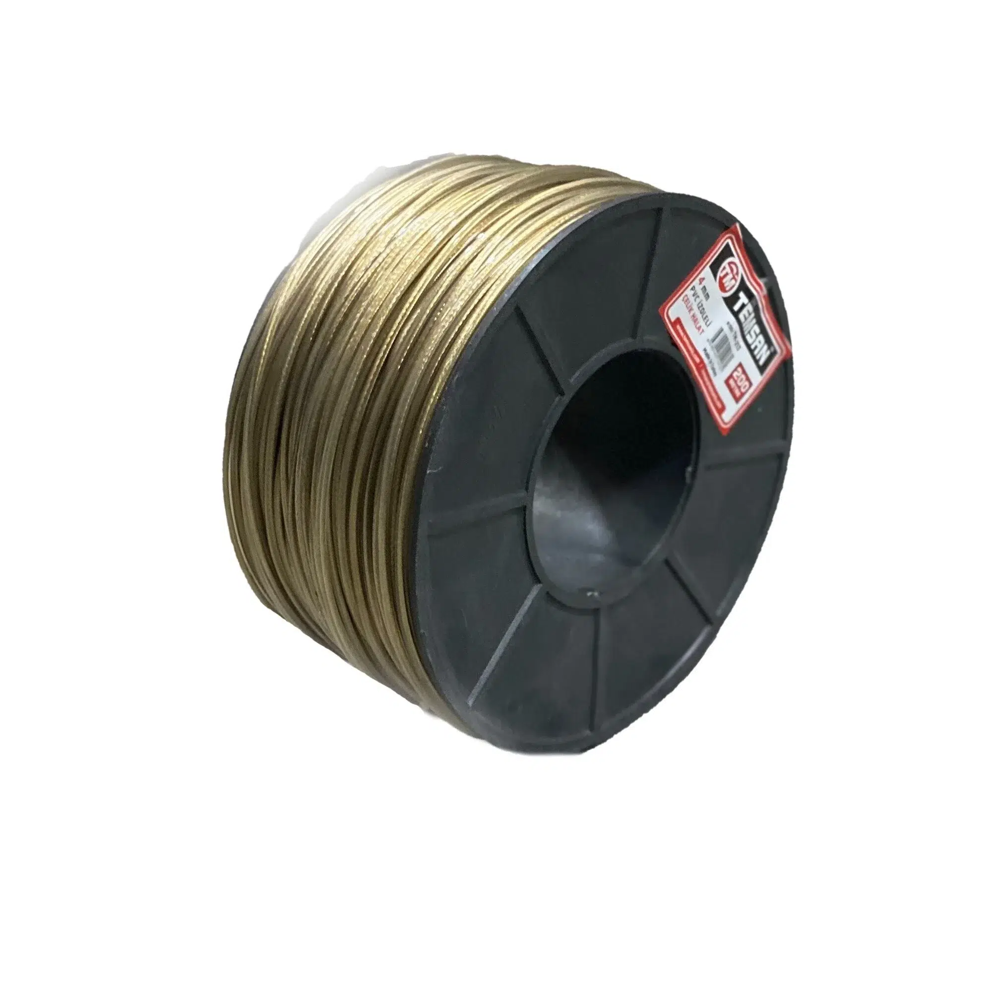 TEMSAN ŞEFFAF İZOLELİ ÇELİK HALAT 3 MM - 200 Metre