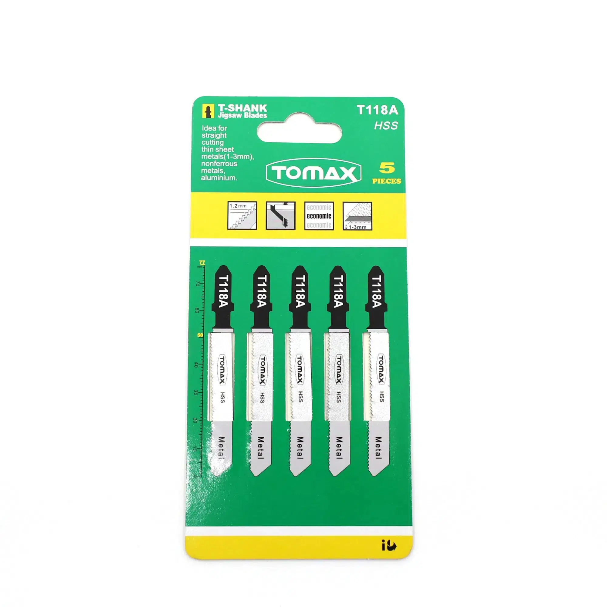 TOMAX NORMAL KESİM METAL DEKUPAJ AĞZI (T118A) - 5 Adet